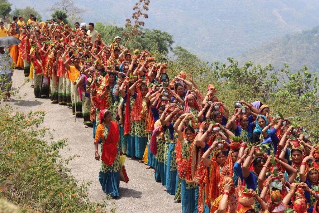 Traditional Kumaoni Pichora worn by women