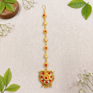 Premium Uttarakhand Floral Maang Tikka