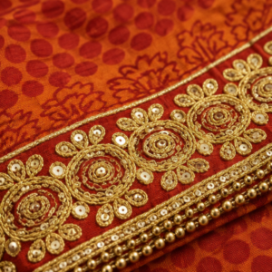 Traditional Georgette Rangwali Pichora – Uttarakhand Kumaoni Wear