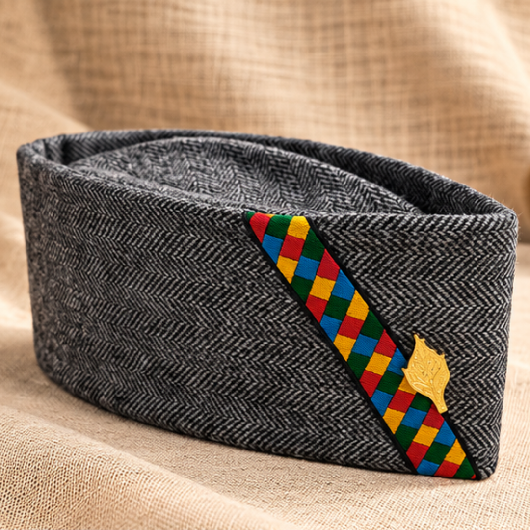 Premium Woolen Kumaoni Pahadi Topi – Traditional Uttarakhand Cap - Image 2