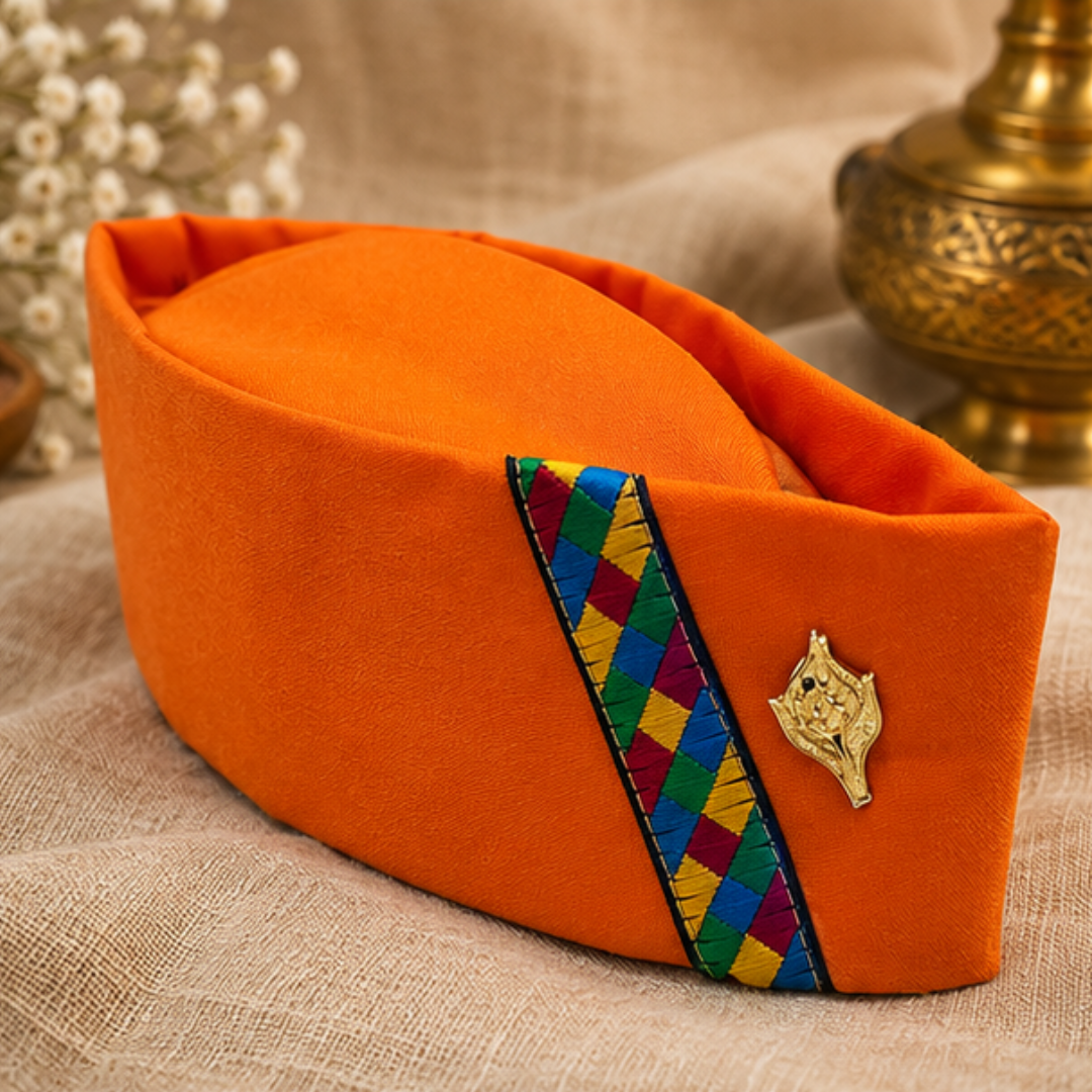 Traditional Uttarakhand Pahadi Topi – Kumaoni Heritage Cap - Image 2